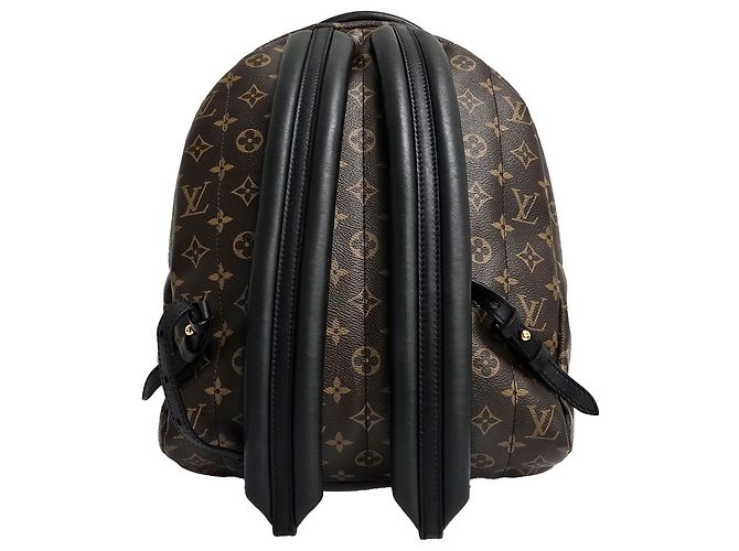 Louis Vuitton Zaino Palm Springs Mm Monogram Marrone - vista 4