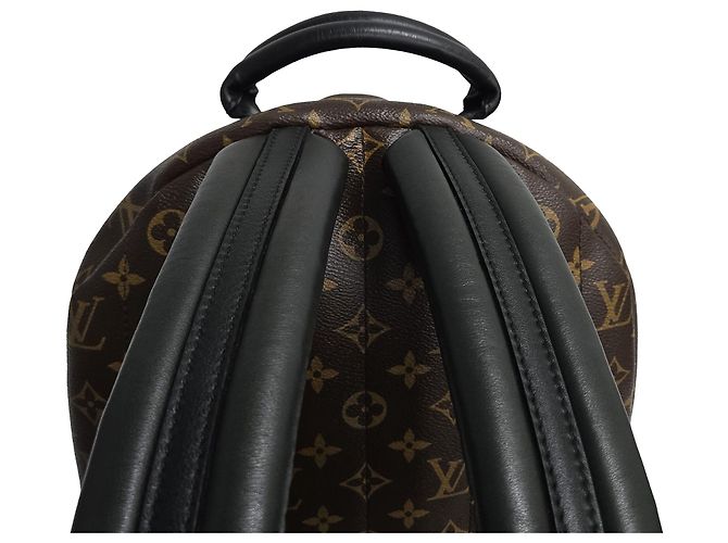 Louis Vuitton Zaino Palm Springs Mm Monogram Marrone - vista 5