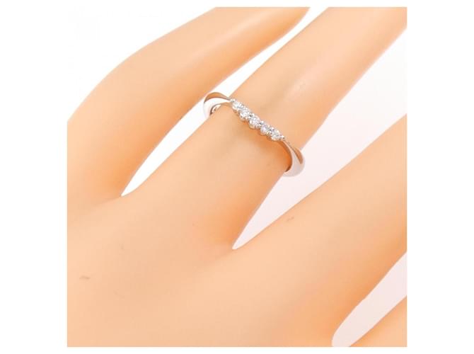 Autre Marque Pt900 Diamantring Silber - Ansicht 5