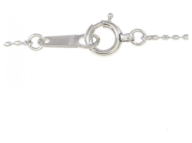 Autre Marque Collier en diamant Pt900/Pt850 Argenté - vue 5