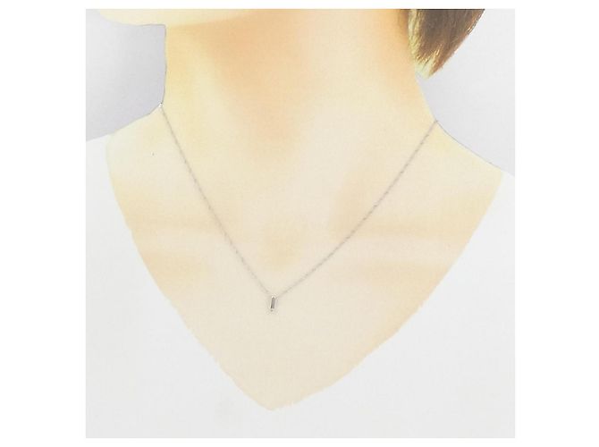 Autre Marque Collana in diamante in oro bianco Au750 Argento - vista 6