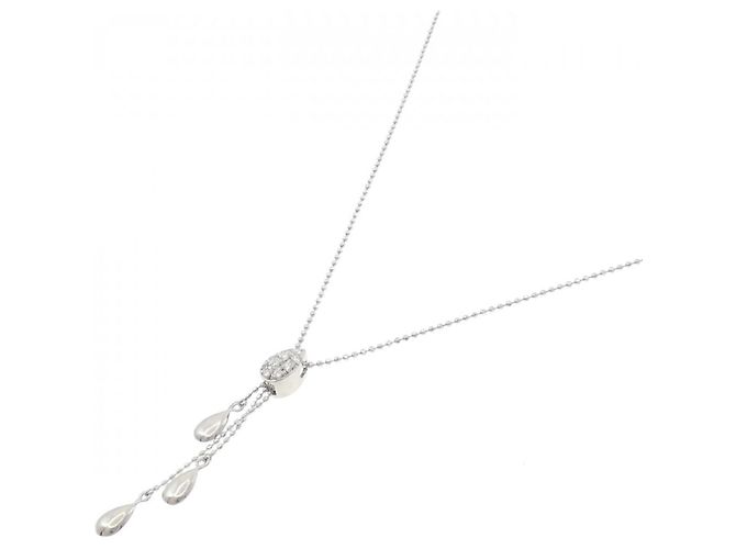 Autre Marque Collana in diamante Pt900 Pt850 Argento - vista 2