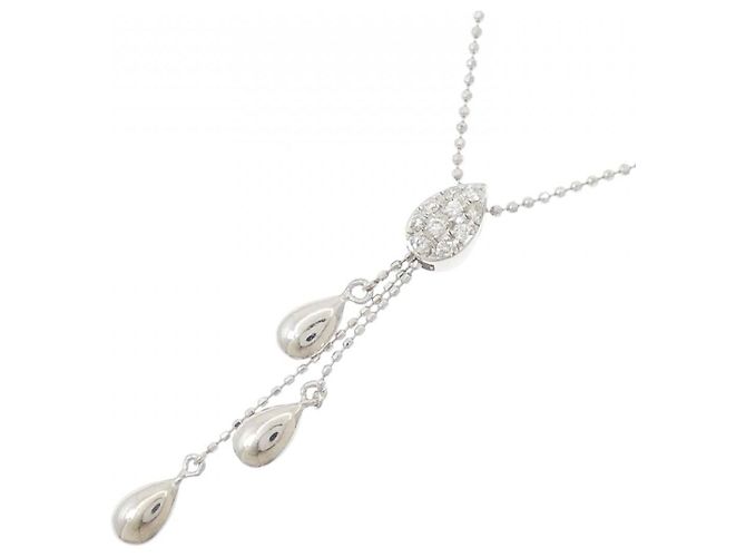 Autre Marque Collana in diamante Pt900 Pt850 Argento - vista 3