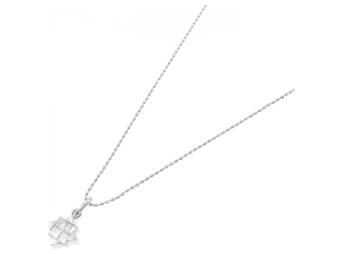 Autre Marque Collana in diamante Pt900 Pt850 Argento - vista 2