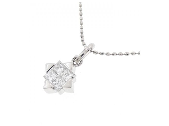 Autre Marque Collana in diamante Pt900 Pt850 Argento - vista 3
