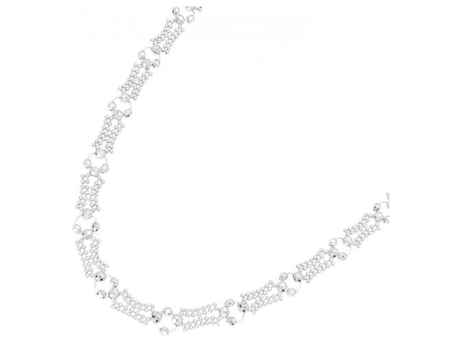 Autre Marque Collana in Oro Bianco Au750 Argento - vista 2
