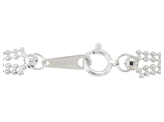 Autre Marque Collana in Oro Bianco Au750 Argento - vista 4