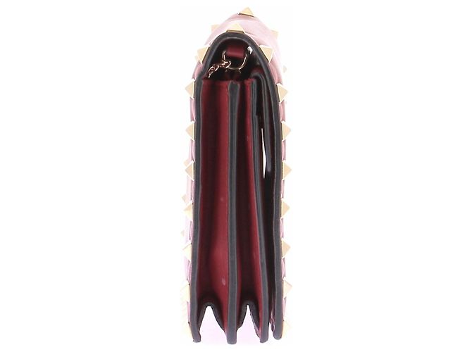 Valentino Garavani Mini pochette rossa in pelle Rosso - vista 3