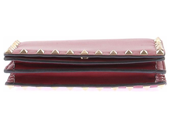 Valentino Garavani Mini pochette rossa in pelle Rosso - vista 7