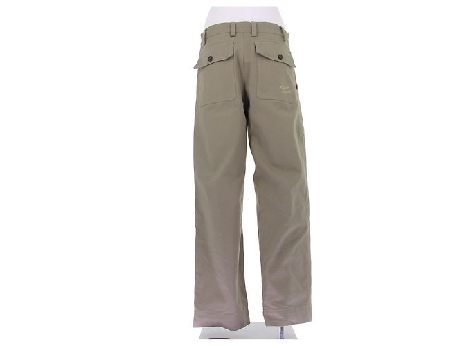 Autre Marque MAISON KITSUNE Hose aus Baumwolle Khaki Größe 40 - Ansicht 2