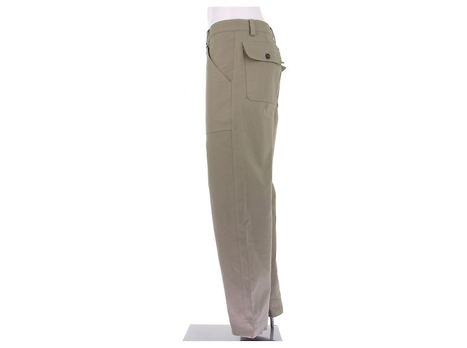 Autre Marque MAISON KITSUNE Hose aus Baumwolle Khaki Größe 40 - Ansicht 4