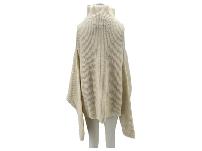Autre Marque BY AYLIN KOENIG Weißer Wollpullover - Ansicht 2