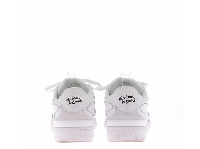 Autre Marque Sneakers Maison Kitsuné in pelle bianca Bianco - vista 5