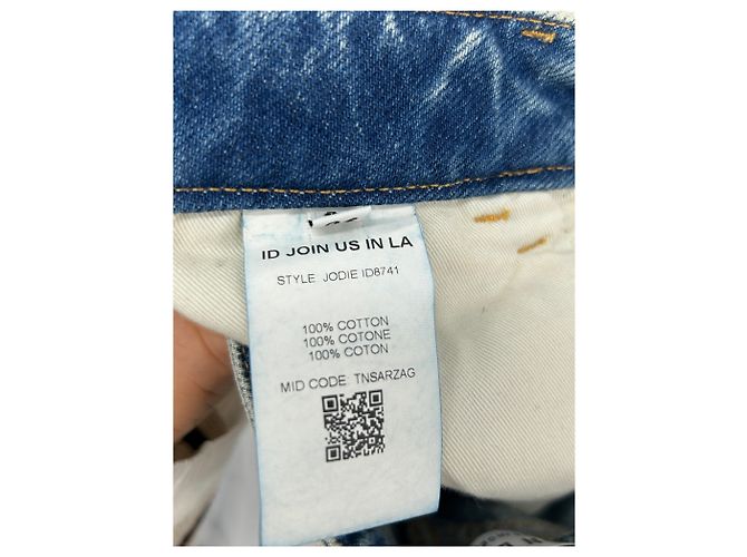 Autre Marque Vaqueros ICON DENIM azules de algodón Talla 26 - vista 3