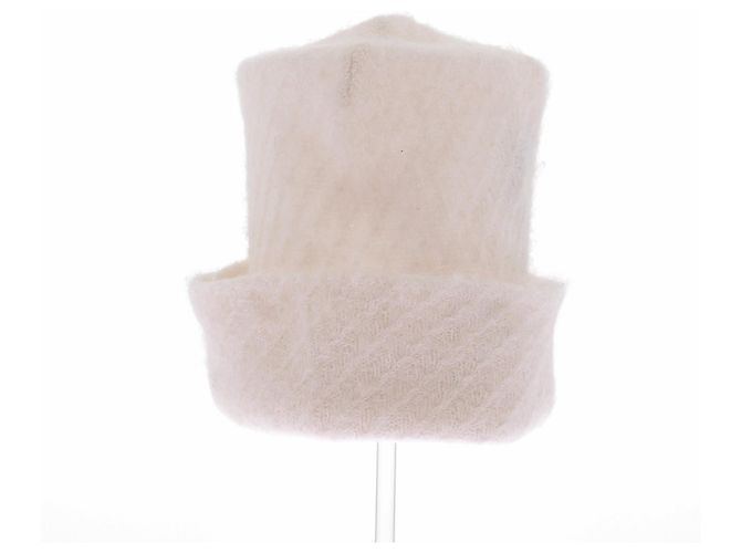 Selected Berretto bianco in alpaca - vista 4