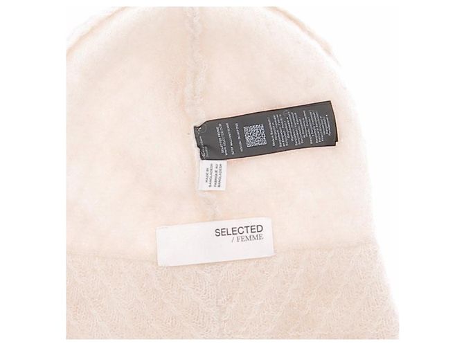 Selected Berretto bianco in alpaca - vista 8