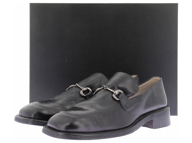 Autre Marque Mocassini CULT in pelle nera Nero - vista 8