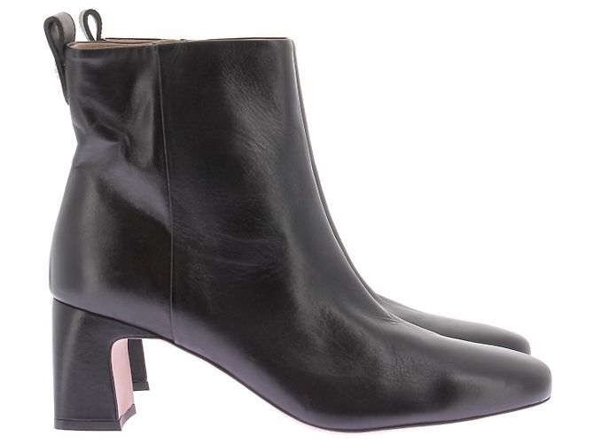 Hugo Boss Lederstiefel Schwarz Größe 40 - Ansicht 2