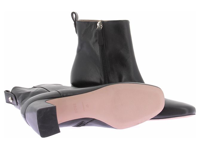 Hugo Boss Lederstiefel Schwarz Größe 40 - Ansicht 7