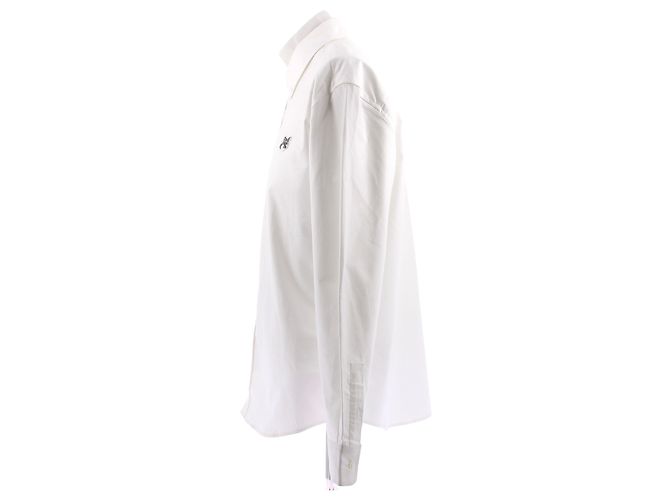 Autre Marque Camicia Maison Kitsuné bianca in cotone L Bianco - vista 4
