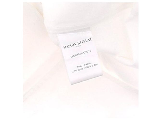 Autre Marque Camicia Maison Kitsuné bianca in cotone L Bianco - vista 6