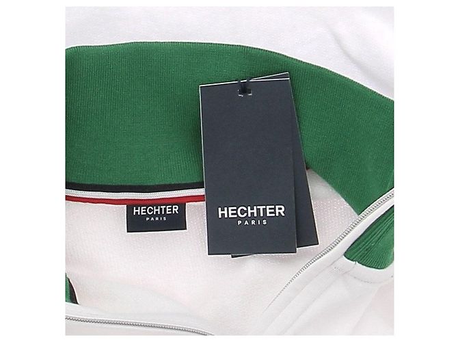 Autre Marque Suéter com zíper HETCHER branco de algodão M - vista 5