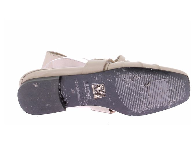 Autre Marque Bailarinas ALOHAS de cuero ecru 39 Beige - vista 7
