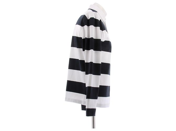 Autre Marque Polo a rayas HETCHER de algodón blanco M - vista 3