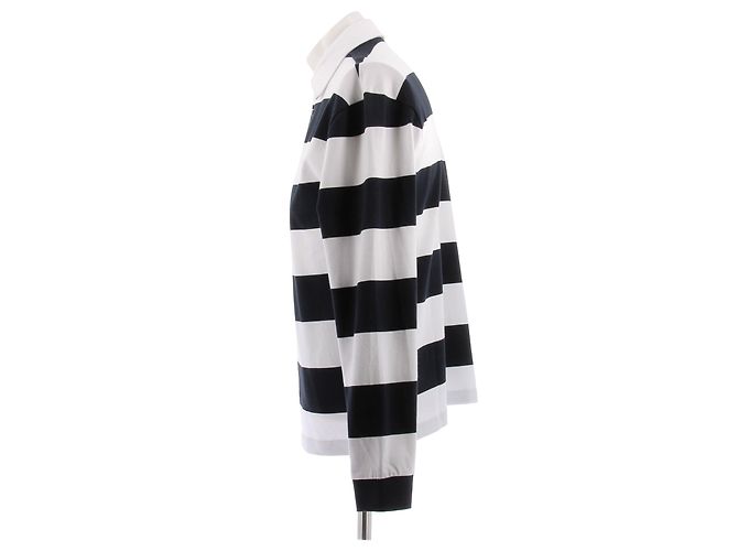 Autre Marque Polo a rayas HETCHER de algodón blanco M - vista 4