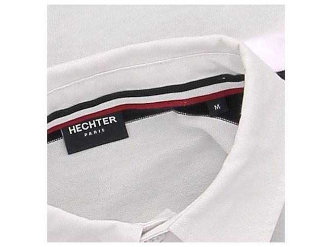 Autre Marque Polo a rayas HETCHER de algodón blanco M - vista 5