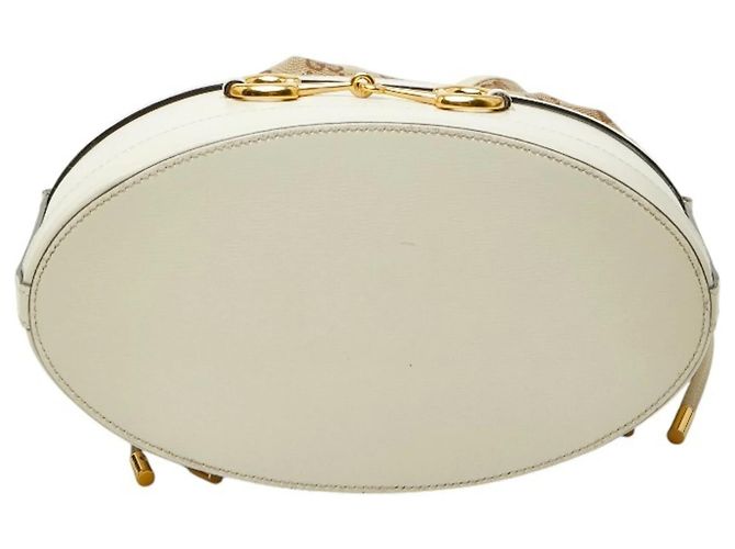 Borsa a secchiello Gucci GG Canvas Horsebit 1955 Beige - vista 3