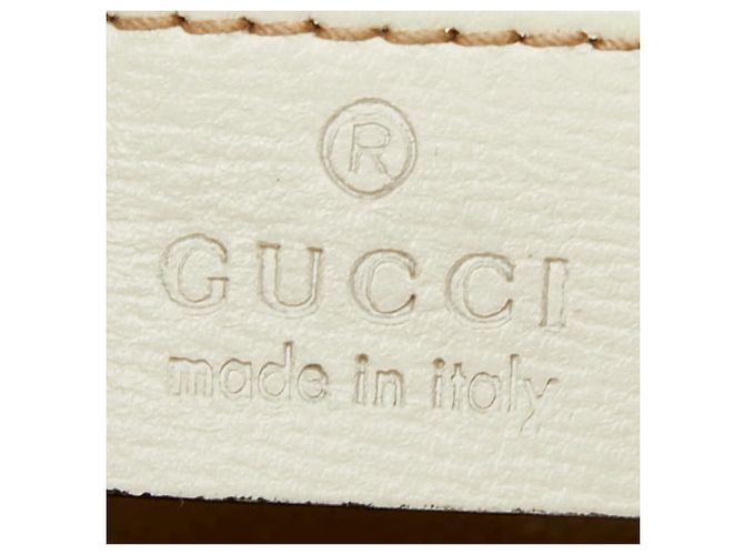 Borsa a secchiello Gucci GG Canvas Horsebit 1955 Beige - vista 9
