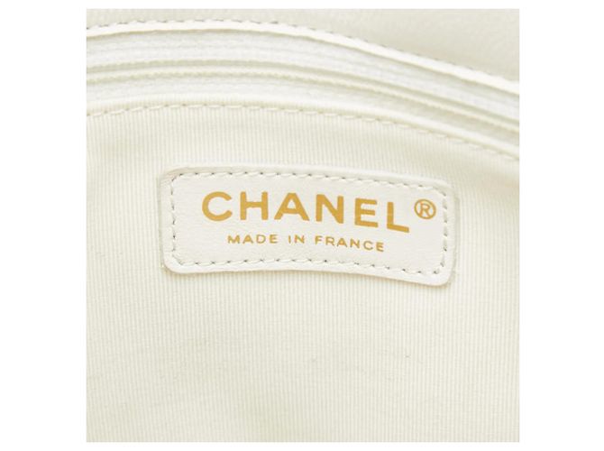 Chanel Coco Mark Matelassé Kettentasche Weiß - Ansicht 7
