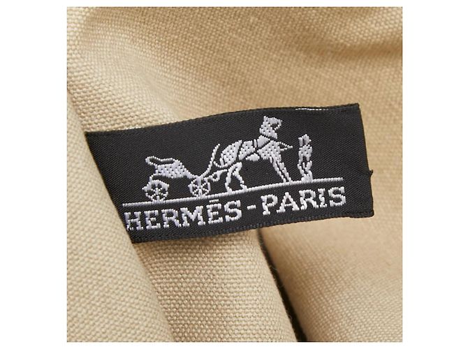 Borsa Clutch Tapidocell di Hermès Nero Beige - vista 10