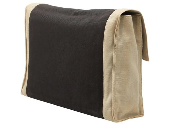 Borsa Clutch Tapidocell di Hermès Nero Beige - vista 2