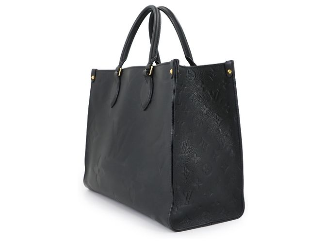 Louis Vuitton Monogram Empreinte Onthego MM Tote Black - view 4