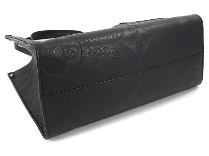 Louis Vuitton Monogram Empreinte Onthego MM Tote Black - view 5