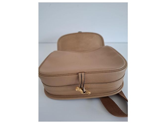 Hermès Bamboo Duffle Tasche Camel Leder Kamel - Ansicht 11