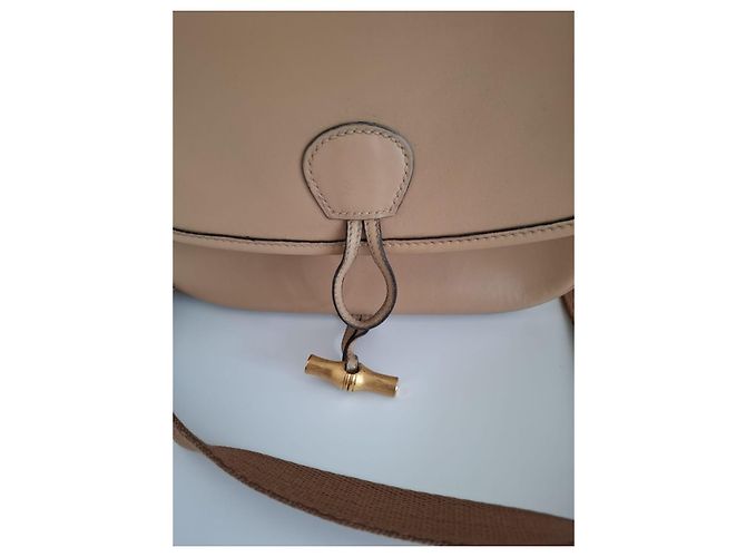 Hermès Bamboo Duffle Tasche Camel Leder Kamel - Ansicht 14