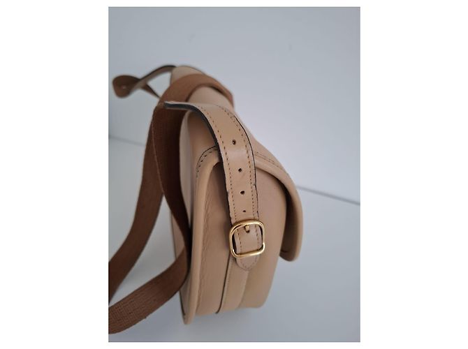Hermès Bamboo Duffle Tasche Camel Leder Kamel - Ansicht 3