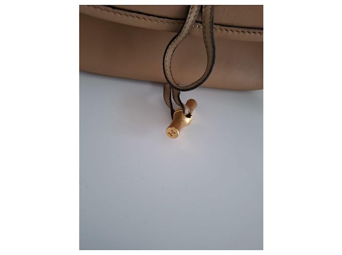 Hermès Bamboo Duffle Tasche Camel Leder Kamel - Ansicht 6