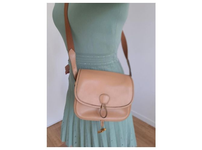 Hermès Bamboo Duffle Tasche Camel Leder Kamel - Ansicht 9