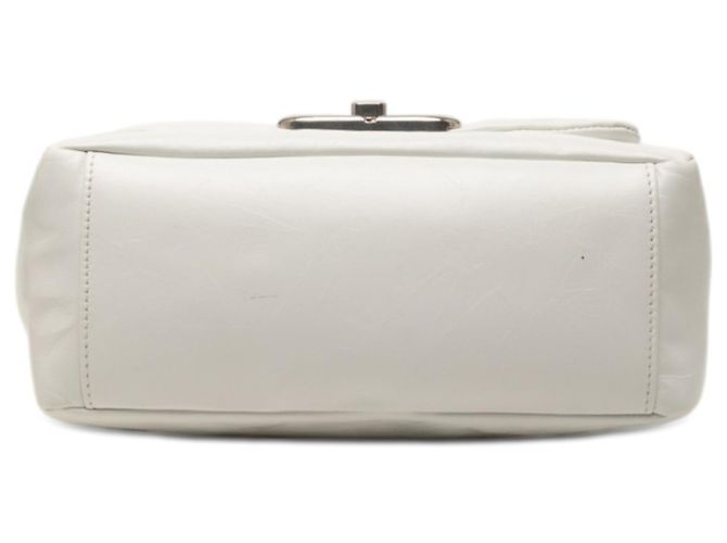 Borsa a Spalla Balenciaga Monaco BB Logo Bianco - vista 3