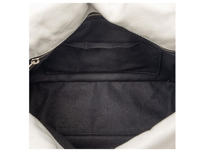Borsa a Spalla Balenciaga Monaco BB Logo Bianco - vista 4