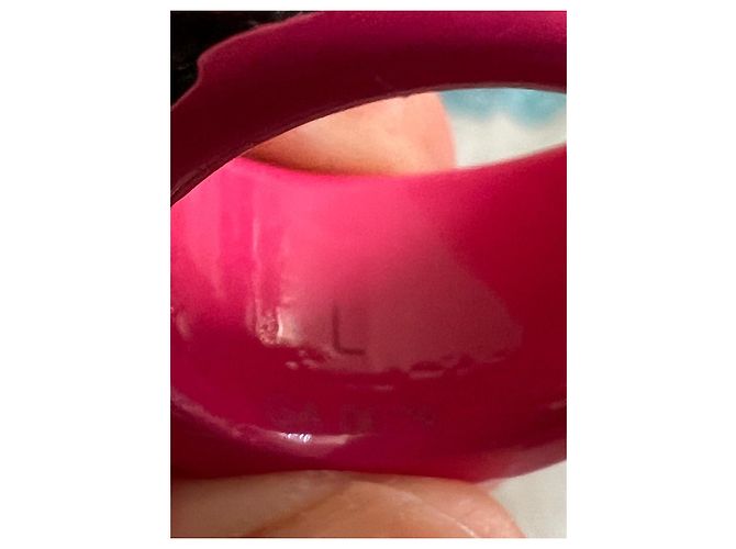 Louis Vuitton Ring aus rosa Harz Größe 56 Pink - Ansicht 4