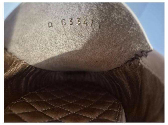 Mules Chanel in pelle beige - vista 6