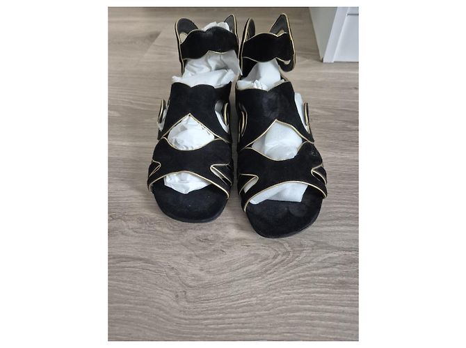 Espadrillas Chanel Gold Hardware 36C - vista 7