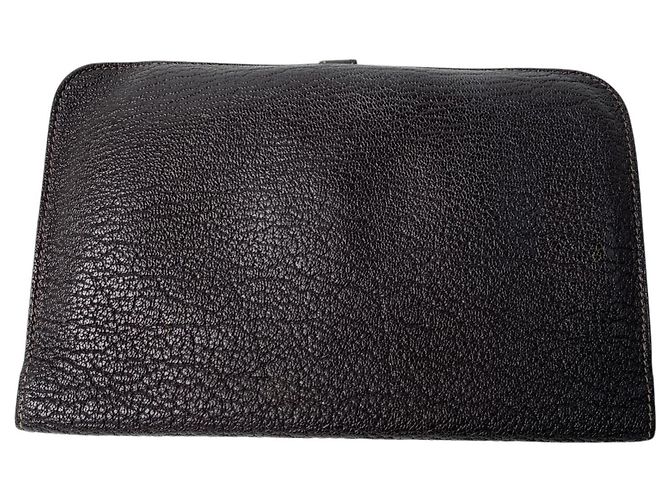 Hermès Hermes Dogon Duo GM Bi-fold Wallet Dark brown - view 2