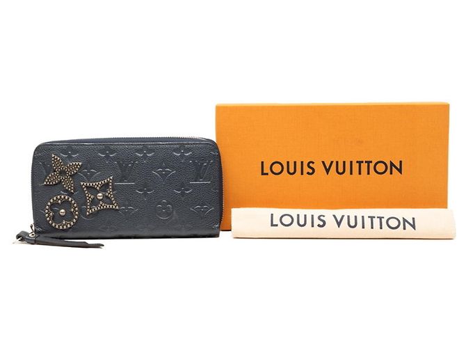 Cartera Zippy Monogram Empreinte Louis Vuitton Roja Azul - vista 7