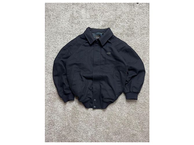 Paul & Shark black wool bomber jacket - view 2